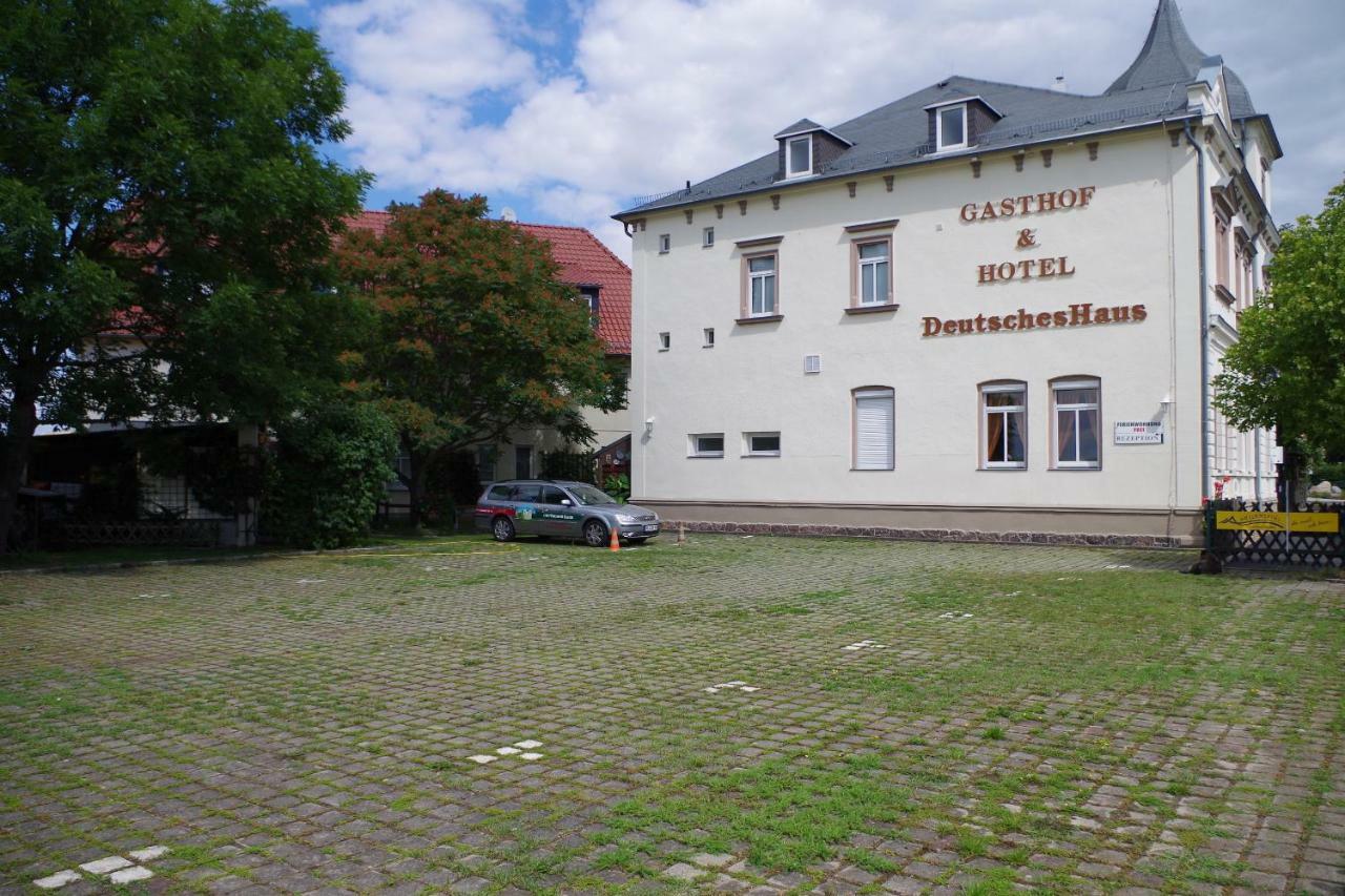 Hotel Deutsches Haus Weinboehla Ngoại thất bức ảnh
